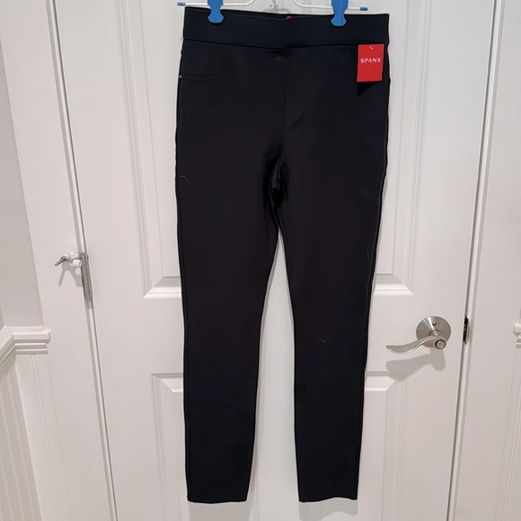 SPANX New Black Leggings/Pants Size M/M-NWT - Picture 1 of 10